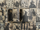 Scrapbook Resource Co – 7 x 6 Inches Paper Pad - The Plague Doctor