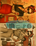 Le Chaos Créatif- album collage- Rebelles, rétro avec de l’attitude, vol. 1