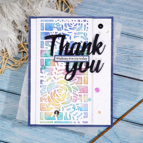 Kokorosa Metal Cutting Dies with Flower Wall Background Board