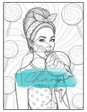 Le Chaos Créatif Coloriage Attitude Rétro