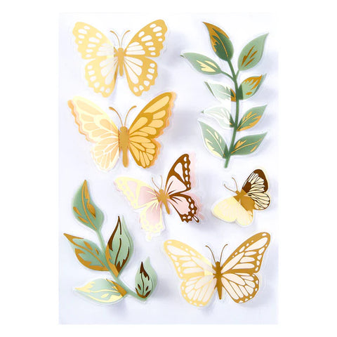 Spellbinders Rosie's Studio Golden Afternoon Butterfly Embellishments