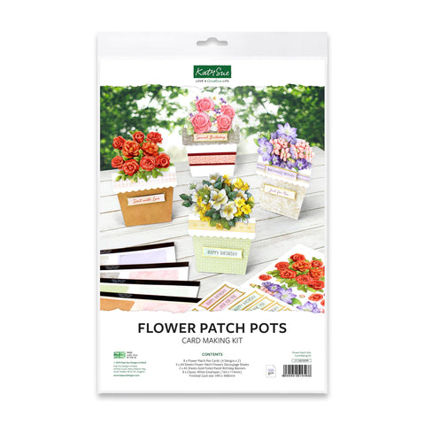 KATY SUE - Flower Patch Pots Card Making Kit