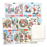 Katy Sue Cosy Christmas Gnomes, Card Making Kit