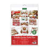 Katy Sue Poinsettia Garden Picket Fence, Card Making Kit