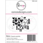 Ronron designs -Bois: Coeurs assortis