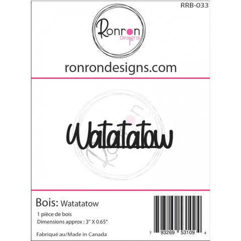 Ronron designs -Bois: Watatatow