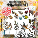 AALL and Create #177 - 6"x6" Stencil - Autumny Falls