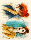 Le Chaos Créatif Album collage encre de femmes vol. 2 (18 pages)