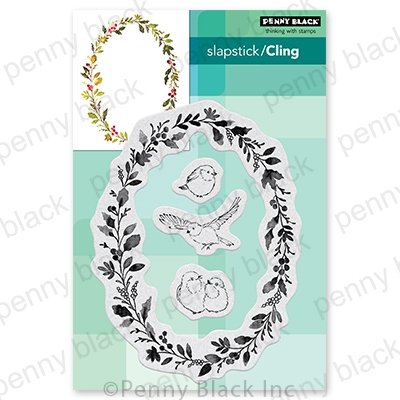 Penny Black Stamps - Wreath & Wings
