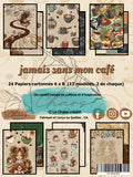 Le Chaos Créatif Jamais sans mon café, papier cartonné 6 x 8