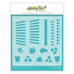 Honey Bee Stamps MARKET CART Stencil