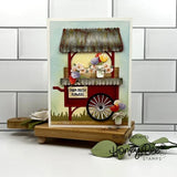 Honey Bee Stamps FARM FRESH MARKET CART ADD ON Dies