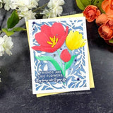 honey bee  Honey Cuts Die, LOVELY LAYERS TULIPS