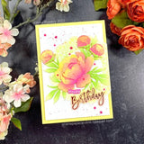 honey bee  LOVELY LAYERS PEONY Dies