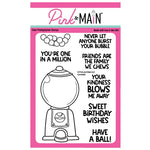 Pink & Main Clear Stamp, Gumballs