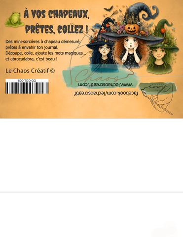 Le Chaos Créatif- album collage- À vos chapeaux, prêtes, collez !