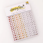 Honey Bee Stamps Metallic Mix Pearls - Pearl Stickers - 210 Count