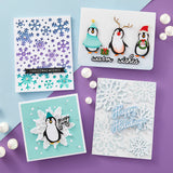 Spellbinders Etched Dies from the Let It Snow Collection by Simon Hurley Frozen Flurries