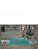 Le Chaos Créatif- album collage- Bas rayés et cœur serré