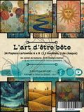 Le Chaos créatif L'art d'être bête, papier cartonné 6X8