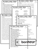 Le Chaos Créatif- phrases et pochoirs-Duo  Bonheur
