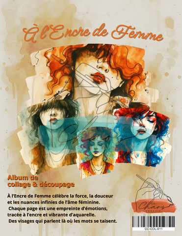 Le Chaos Créatif- album collage- À l’Encre de Femme