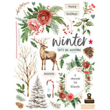 Simple Stories Simple Vintage Evergreen Memories - Rub Ons