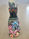 2026/06/25 Résine – Créer un pot altéré pour vos pinceaux / Resin – Create an Altered Brush Holder Jar