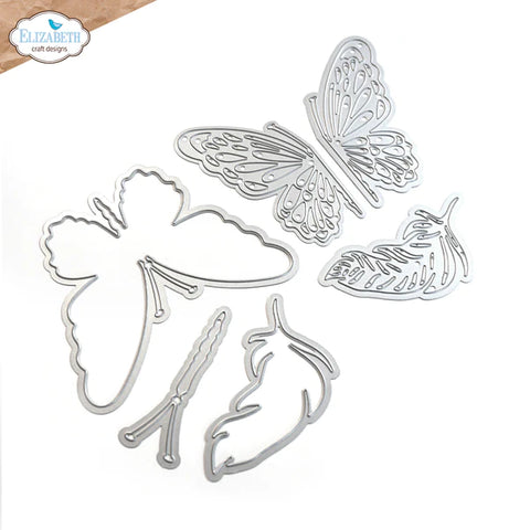 Elizabeth Craft Metal Die Ornate Butterfly