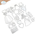 Elizabeth Craft Metal Die - Valentines and Wedding Accessories