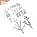 Elizabeth Craft Metal Die -Cherry Blossom