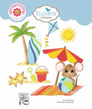 Elizabeth Craft Metal Die -Beach Scenery