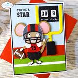 Elizabeth Craft Metal Die -Football/ Baseball Accessories