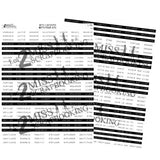 Les 2 miss scrapbooking Kit ATC | Étampe + mots