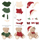 Honey Bee Lovely Layers: Teddy Bear Holiday Add-On -Dies