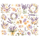 Simple Stories - Simple Vintage Lavender Fields Collection - Ephemera - Floral Bits And Pieces