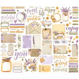 Simple Stories - Simple Vintage Lavender Fields Collection - Ephemera - Journal Bits And Pieces