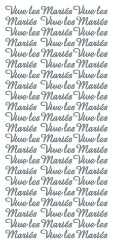 ECSTASY CRAFTS - Peel Off Stickers -Vive les Mariés