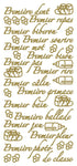 ECSTASY CRAFTS - Peel Off Stickers - Premier Biberon Gold