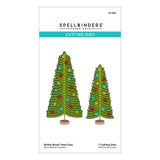 Spellbinders Bottle Brush Trees Duo Etched Dies from the Classic Christmas Collection