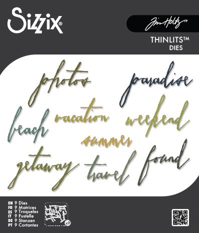 Sizzix Thinlits Die Set – Countdown Door Tim Holtz – 10 Stuks – Snijvormen Voor Papier, Karton, Folie – Compatibel Met Big Shot-machines – Creatief Knutselen