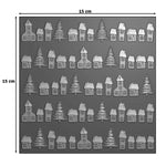 Vaessen Creative • 3D Embossing Folder Christmas Village 15x15cm