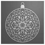 Vaessen Creative • 3D Embossing Folder Christmas Bauble 15x15cm