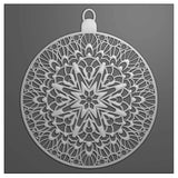 Vaessen Creative • 3D Embossing Folder Christmas Bauble 15x15cm