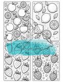 Le Chaos Créatif Coloriage Rondes et Fruitées
