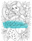 Le Chaos Créatif Coloriage Rondes et Fruitées