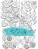 Le Chaos Créatif Coloriage Rondes et Fruitées