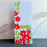 Spellbinders  Floral Fence of Togetherness 3D Embossing Folder