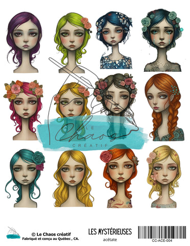 Le Chaos Créatif Les Mystérieuses, acétate