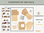 CrafTreat TV Pop Up Mini Album - Black